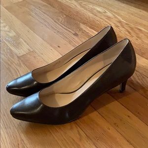 Cole Haan brown interview pump